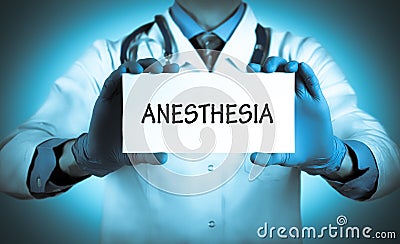 anesthesia Stock Photo